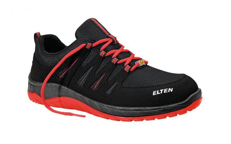 Elten topánky Maddox Black-Red S3