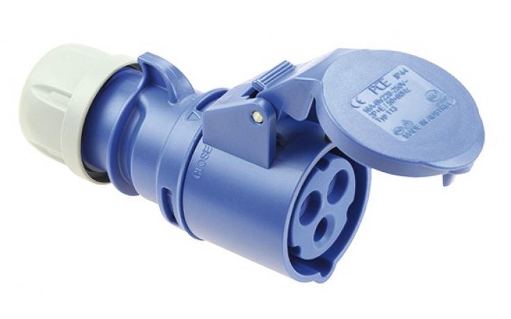 Sieťové spojky CEE, 3 x 16 A, 230 V