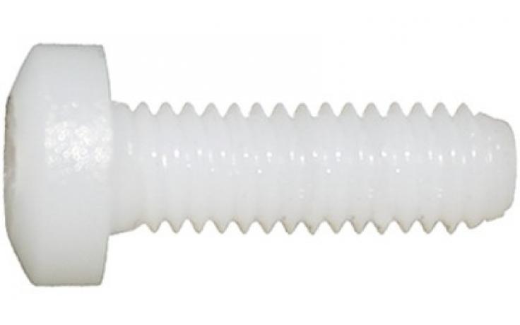 DIN 7985, skrutky s valcovou zaoblenou hlavou, polyamid