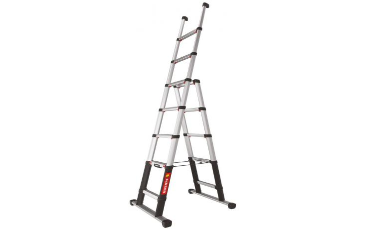Teleskopický kombinovaný rebrík
