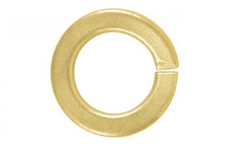 Federring DIN 128A - Federstahl - mechanisch verzinkt gelb - M14=14,2mm