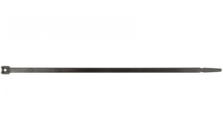 Kabelbinder - schwarz - mit Metallzunge - 186 X 4,5 mm (L x B)