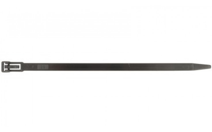 Kabelbinder - schwarz - lösbar - 360 X 7,5 mm (L x B)
