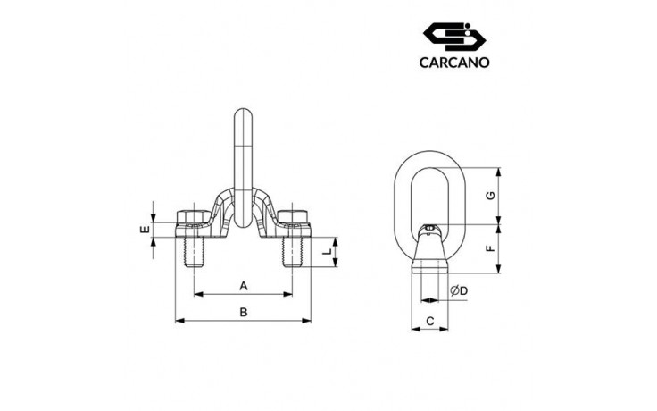 ANKERBUEGEL-SHR.2FACH-GK100-M20-4000KG