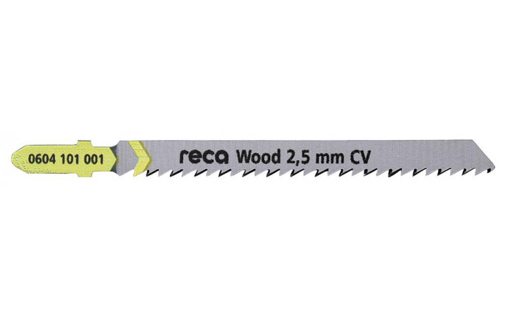 RECA Stichsägeblatt Wood 2,5 mm für feine, schnelle Schnitte 75/100 mm