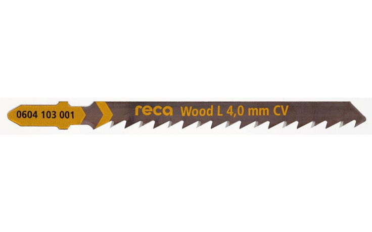 RECA Stichsägeblatt Wood L 4 mm für schnelle, gerade Schnitte 75/100 mm
