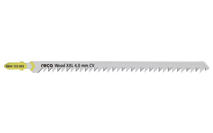 RECA Stichsägeblatt Wood XXL 4 mm für schnelle, gerade Schnitte 155/180 mm