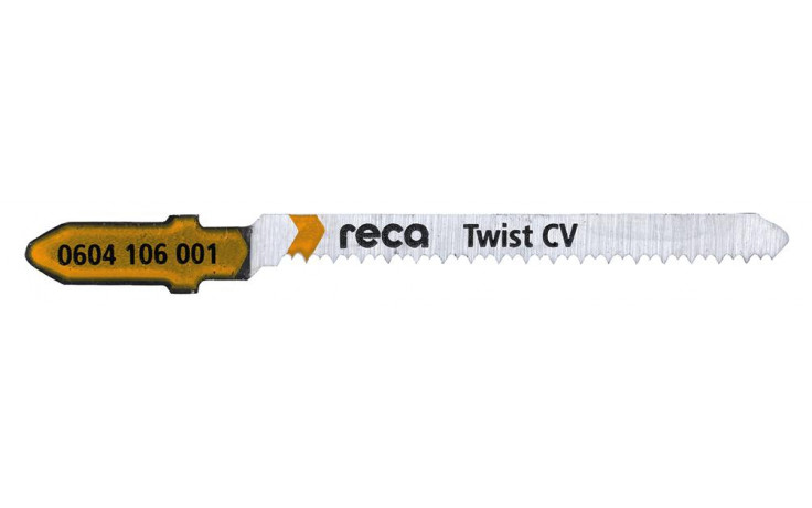 RECA Stichsägeblatt Wood Twist 1,3 mm für feine, schnelle Kurvenschnitte 50/75 mm