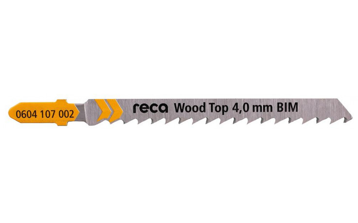 RECA Stichsägeblatt Wood Top 2,5 mm für saubere, gerade Schnitte 75/100 mm