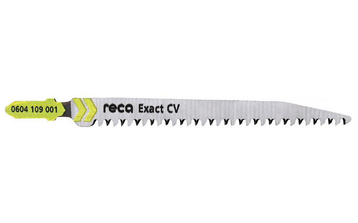 RECA Stichsägeblatt Exact Wood 2,5 mm für feine, schnelle Schnitte mit sauberer, splitterfreier Schnittkante 90/117 mm