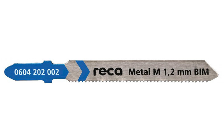 RECA Stichsägeblatt Metal 1,2 mm für gerade Schnitte 50/75 mm
