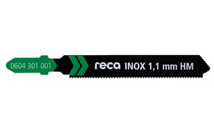RECA Stichsägeblatt Inox 1,1 mm für feine, gerade Schnitte 55/83 mm