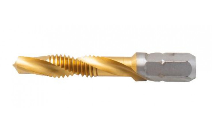 RECA Kombibohrer (Spiralbohrer und Gewindebohrer) HSS TIN M6