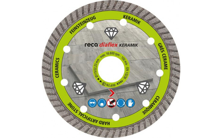 RECA Diaflex-Diamanttrennscheibe für Spezial Keramik 115mm