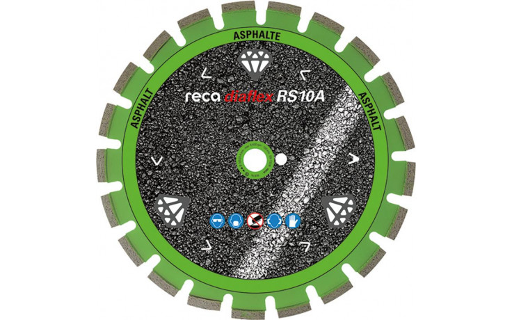 RECA diaflex Diamanttrennscheibe RS10A Asphalt 500/25,4 mm