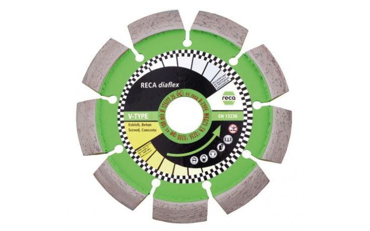 RECA DIA-V-Fräser RS10AB 125 x 9.6 x 22,23 mm