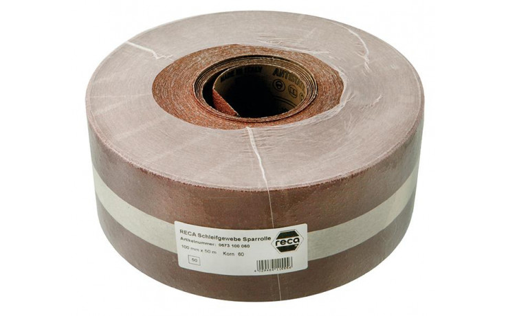 RECA Sparrolle 100 mm x 50 m Korn 80