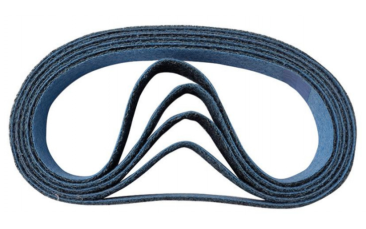 Vliesschleifband 35 x 650 mm Fein/blau