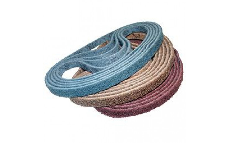 Vliesschleifband 9 x 533 mm fein/blau K280