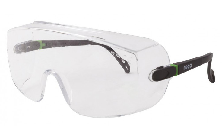 Schutzbrille RECA UX 303, klar für Korrektionsbrillenträger