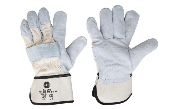 Handschuh RECA SL 200 Rindspaltleder Gr. 10