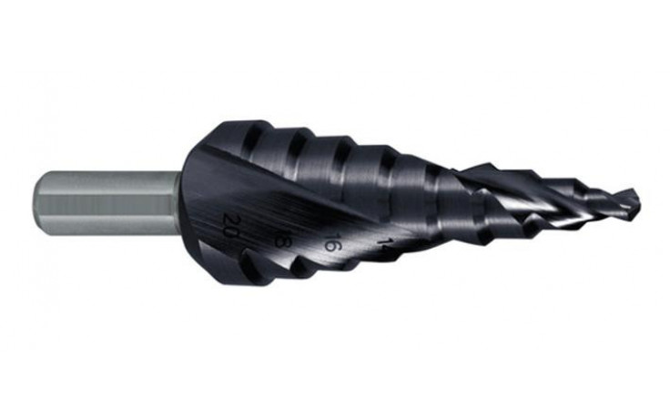 RECA Stufenbohrer HSS/TiAlN Größe 1 Ø 4 - 20 mm