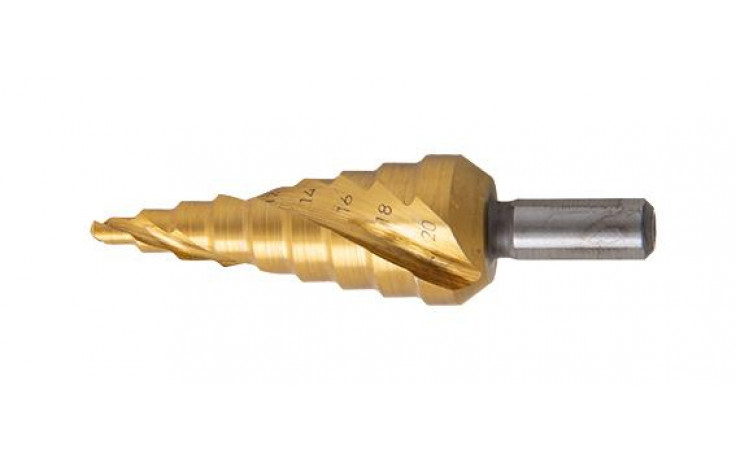 RECA Stufenbohrer HSS-TIN beschichtet Größe 1 4-20 mm