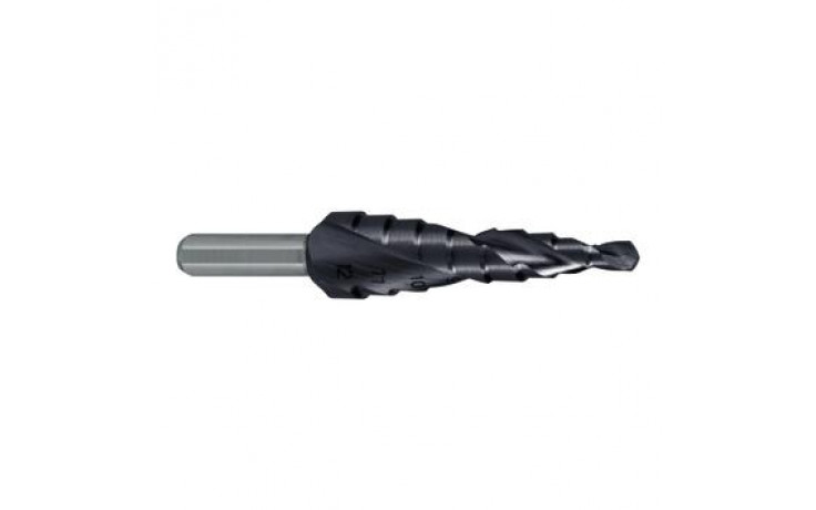 RECA Stufenbohrer HSS/TiAlN Größe 09 Ø 4 - 12 mm