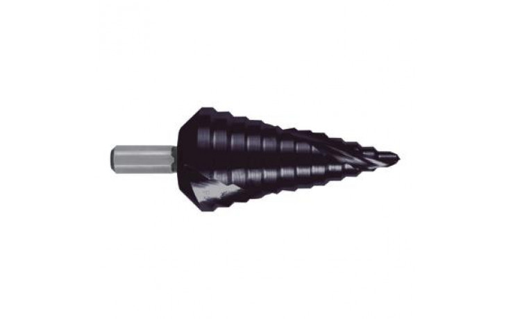 RECA Stufenbohrer HSS/TiAlN Größe 9 Ø 6,3 - 37 mm