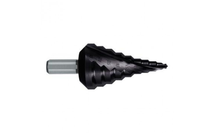 RECA Stufenbohrer HSS/TiAlN Größe 14 Ø 5,3 - 30,5 mm
