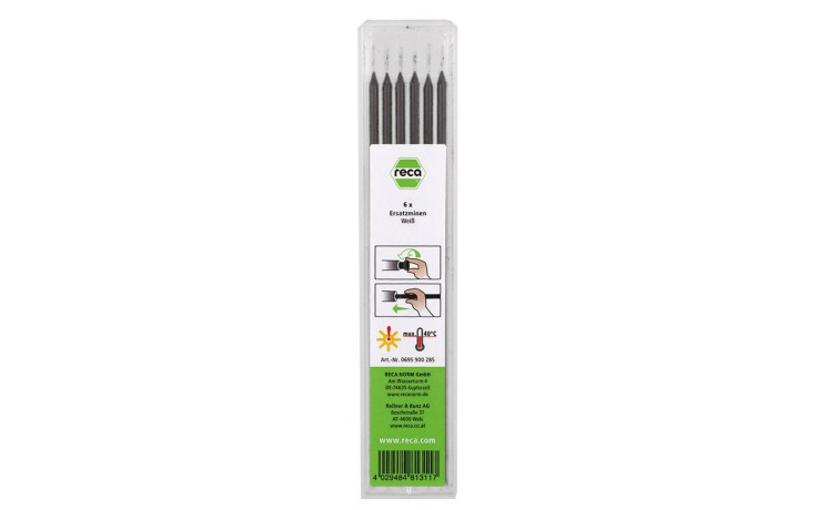 RECA Ersatzminen für Tieflochmarker graphit HB