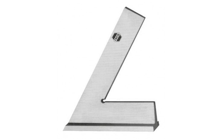Gehrungswinkel, mit Anschlag, Winkel 45°, Schenkellänge 120 x 80 mm