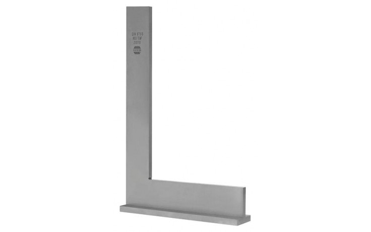 Präzisions-Werkstattwinkel DIN875 Genauigk.1, mit Anschlag, Schenkell. 400 x 265 mm