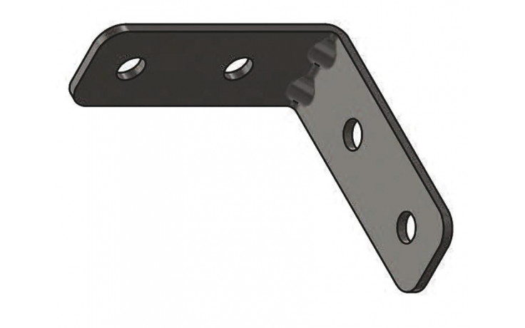 recamo Zahnschienen-Winkel - Stahl - verzinkt - Typ 41 - 90° - 110 X 110