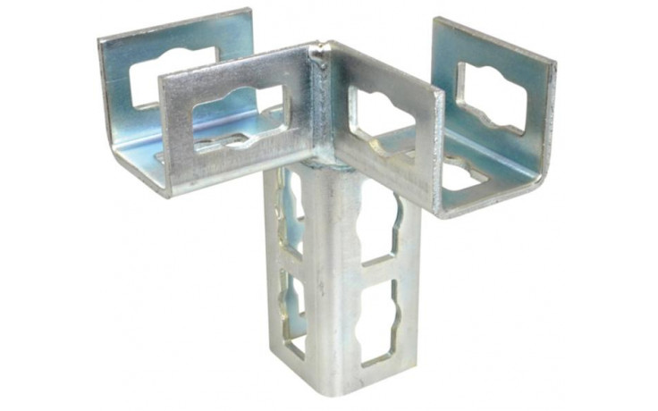 recamo-ZS-Push-3D-Verbinder - Stahl - verzinkt - Typ 41 - rechts - 149 X 111