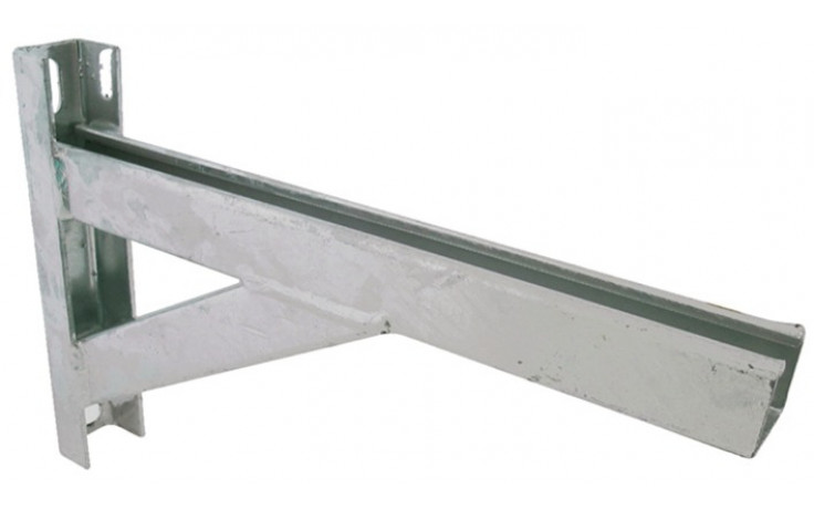 recamo Zahnschienen-Konsole mit Stütze - Stahl - verzinkt - 41/41 - 600 mm