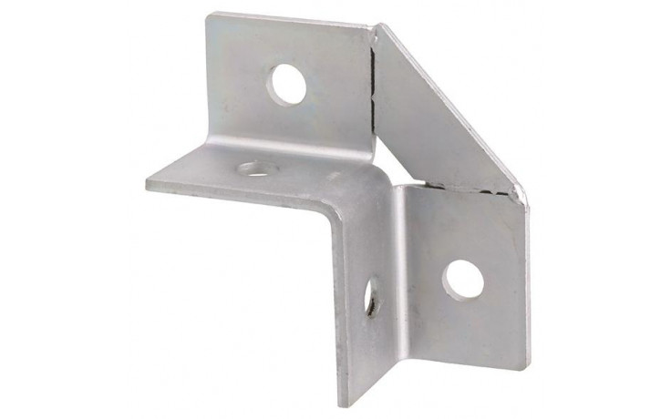 recamo Zahnschienen-Winkelverbinder - Stahl - verzinkt - Typ 41 - 90° 2D - 105 X 105