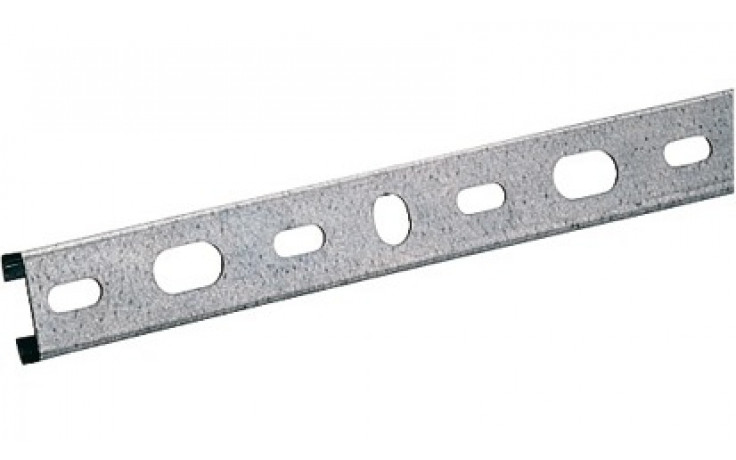 recamo Zahnschiene - Stahl - verzinkt - 41 X 21 X 2 - Länge 3m