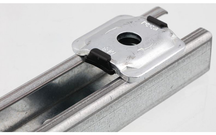 recamofix Montageschienen-Schnellbefestiger - Stahl - verzinkt - 27/28 - M 10