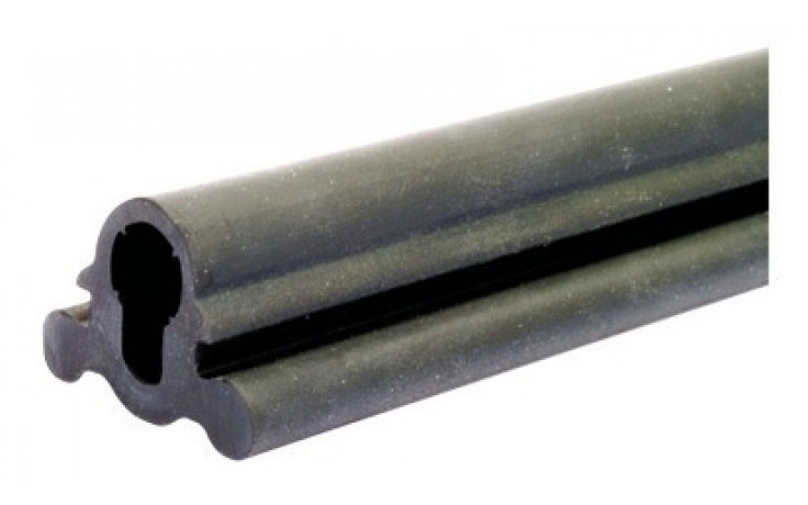 recamo Zahnschienen-Gummieinlage - EPDM - schwarz - Typ 41 - Rolle 30m