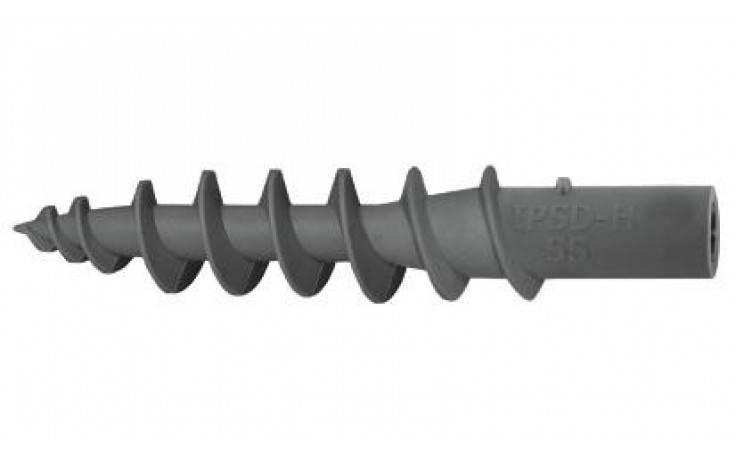 Isolierschraubdübel IPSD-H - telegrau RAL 7045 - Länge 55mm