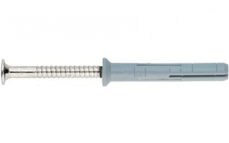 Nageldübel evo Grip - Senkkopf - Nylon - Stahl - verzinkt blau - 8 X 160