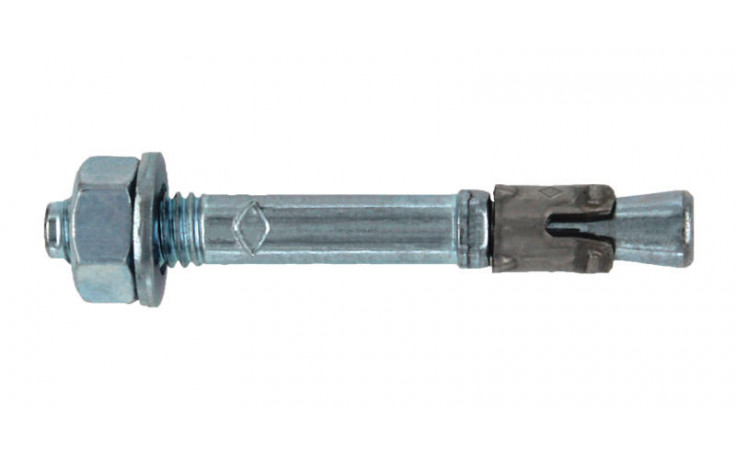 Nagelanker N - Stahl - verzinkt blau - 6-5-10/49