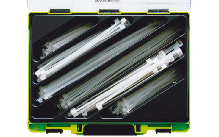 RECA Sortiment - Kabelbinder - natur - 200-teilig