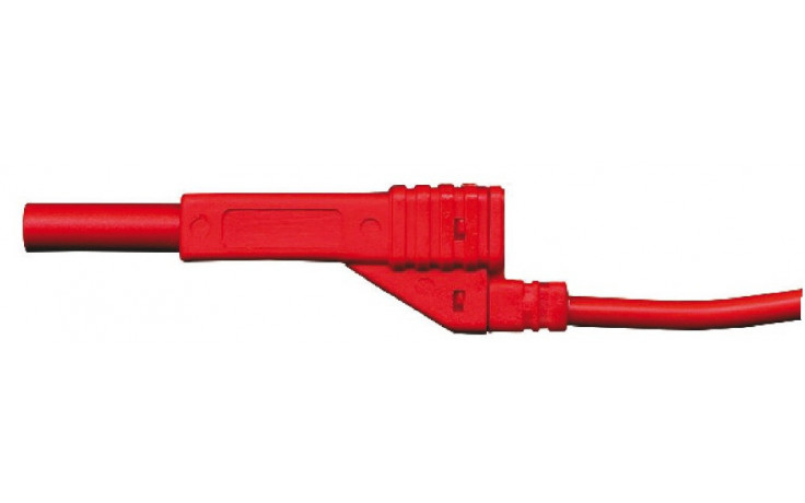 RECA Messkabel rot 4 mm x 5 m mit Stecker