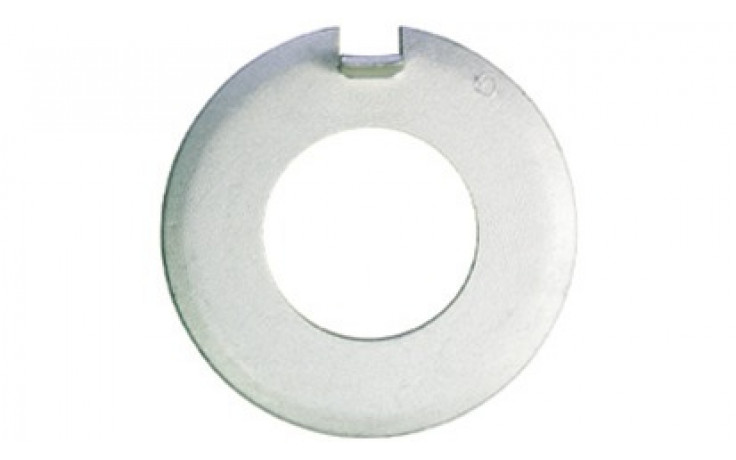Sicherungsblech mit Nase DIN 432 - Stahl - Zinklamelle silber - M20=21mm
