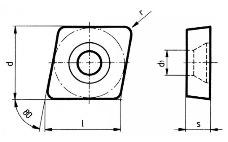 BÖHLERIT Wendeplatte CCMT 120408-MP LCP15T