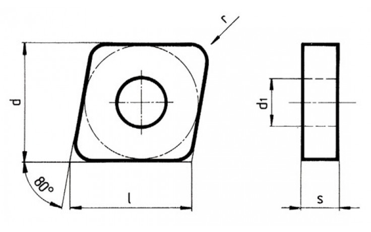 BÖHLERIT Wendeplatte CNMM 120408-RP LCP15T