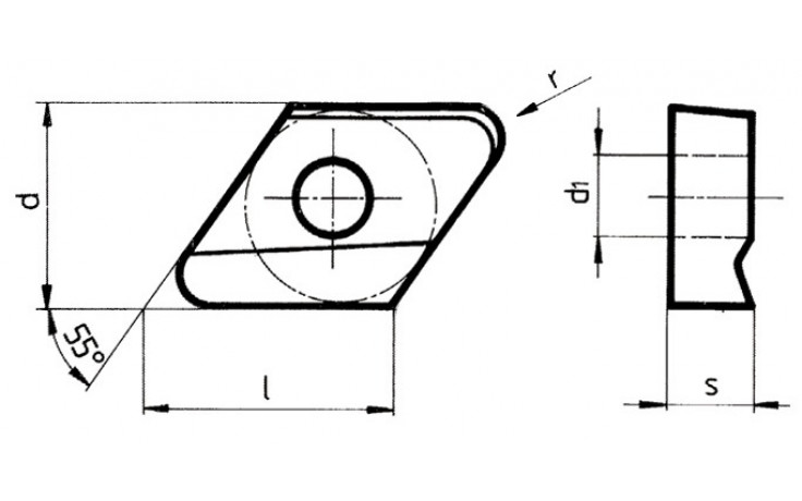 BÖHLERIT Wendeplatte DNMG 140410TR25 LCP15T