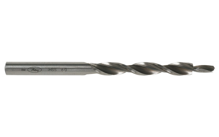 Mehrfasen-Stufenbohrer DIN 8376N HSS für Durchgangsloch 180° M6